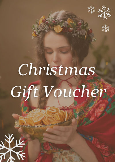 Christmas Gift Voucher – handmade floral hair accessory by magaela