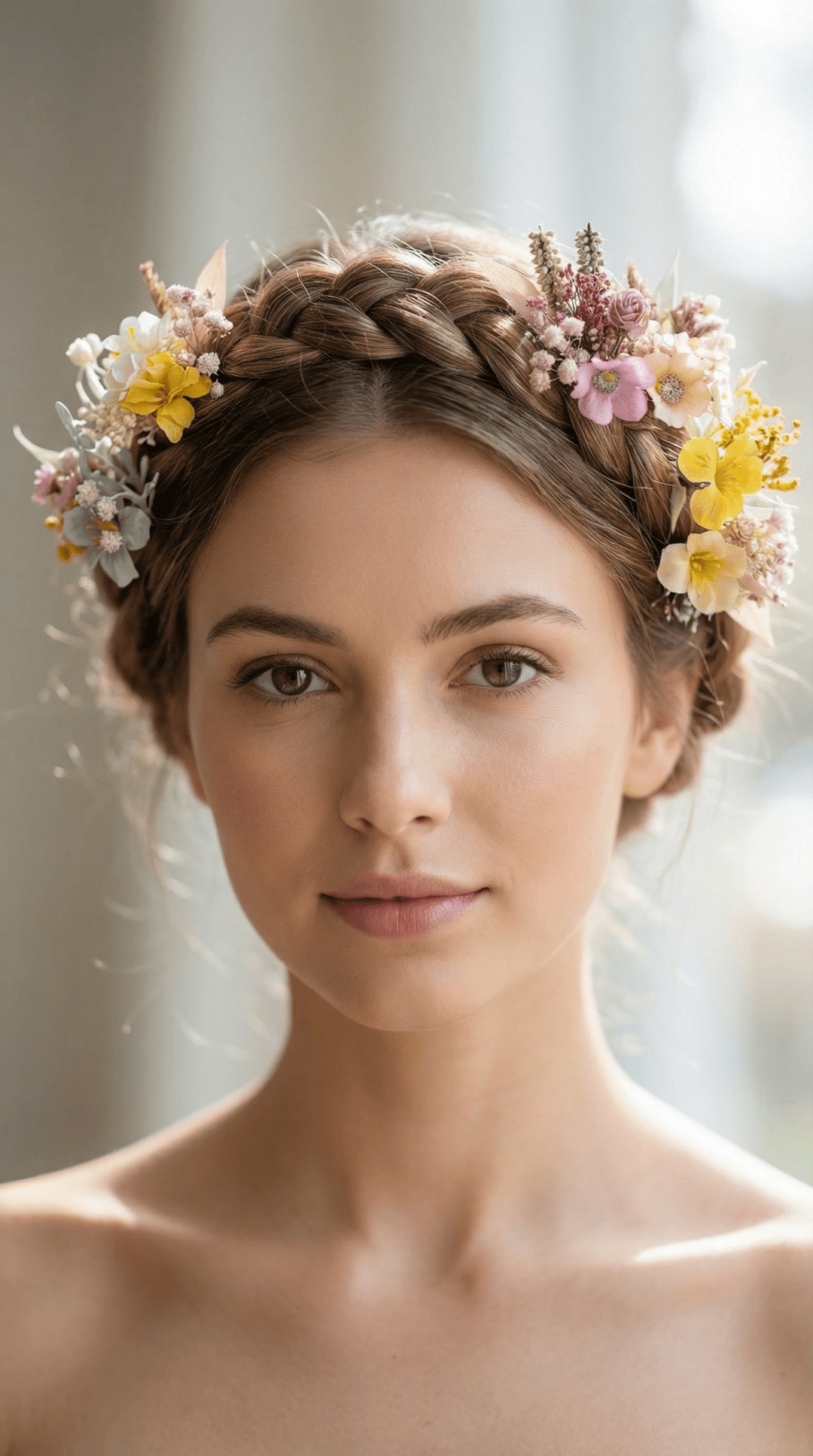 Pastel Flower Hair Pins: Boho Wedding Hair Accessories – handmade floral hair accessory by magaela