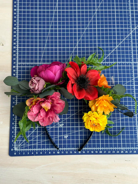 Colourful Frida Kahlo headband