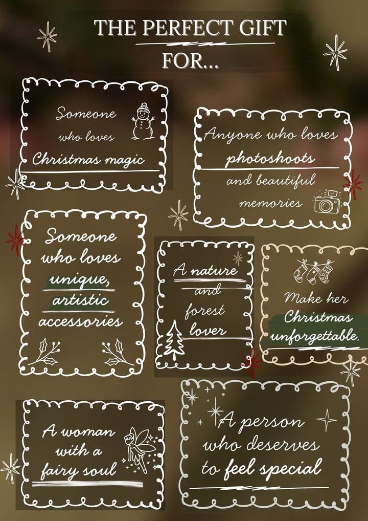 Winter Orange Christmas Accessories – Earrings, Headbands, Brooch & Glass Decorations – handmade floral hair accessory by magaela