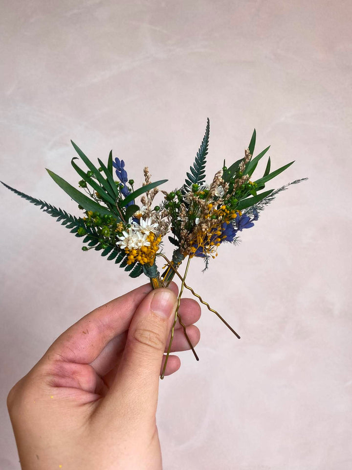 Custom Natural Dried Flower Wedding Set for Jessica