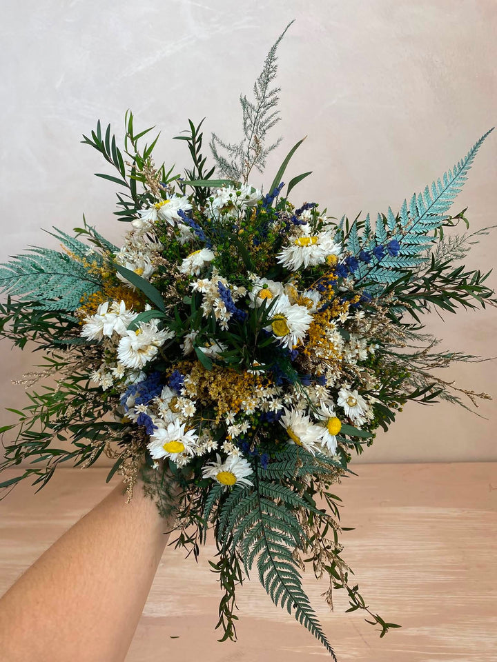 Custom Natural Dried Flower Wedding Set for Jessica