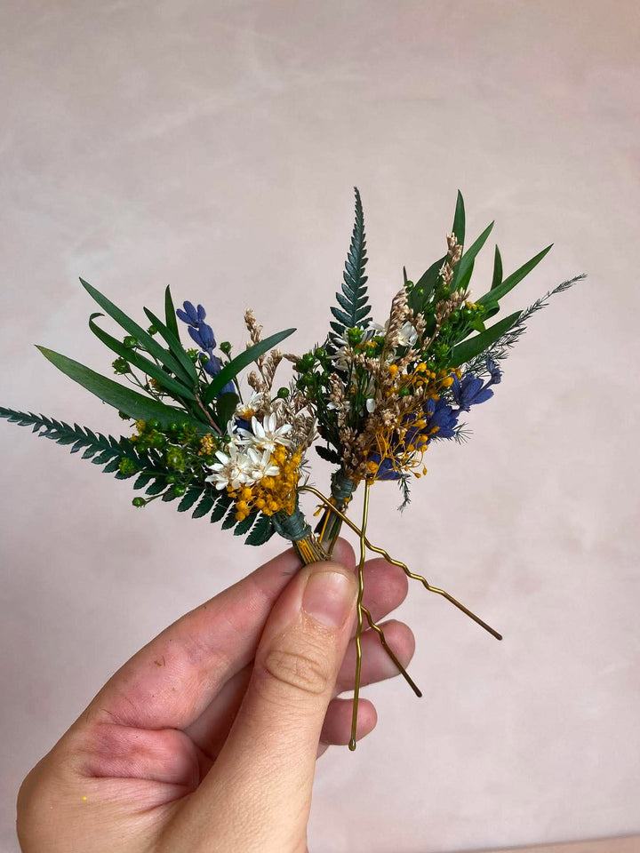 Custom Natural Dried Flower Wedding Set for Jessica