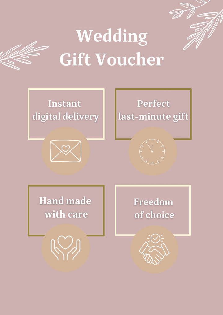 Wedding Gift card – handmade floral hair accessory by magaela