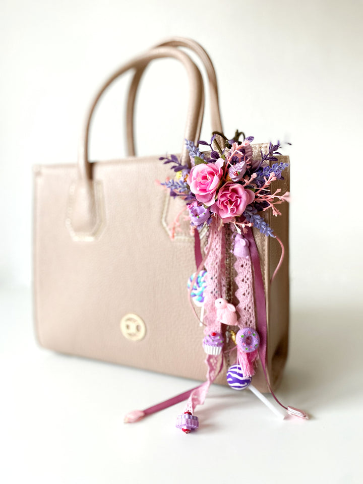 Candy Rose Garden Taschenanhänger | Nur ein Original-Einzelstück