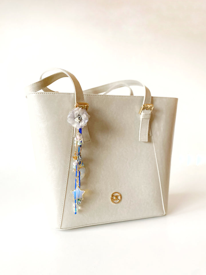 Moonlit Bloom Opalite Bag Charm | Only One Original Piece
