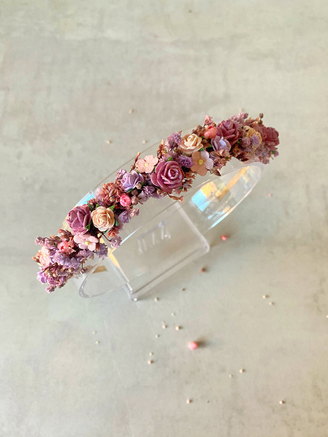 Lavender & Blush Floral Headband | Full Floral Design