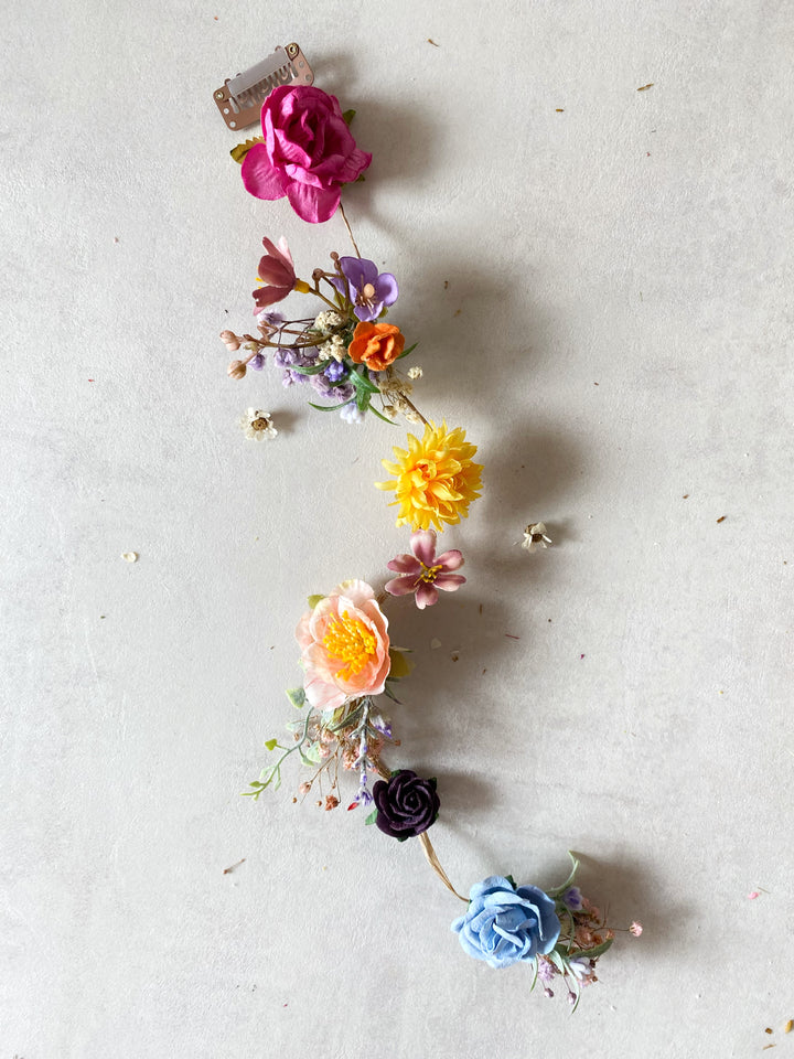 Rapunzel Flower Hair Collection - Braid, Clips and Hair Pins