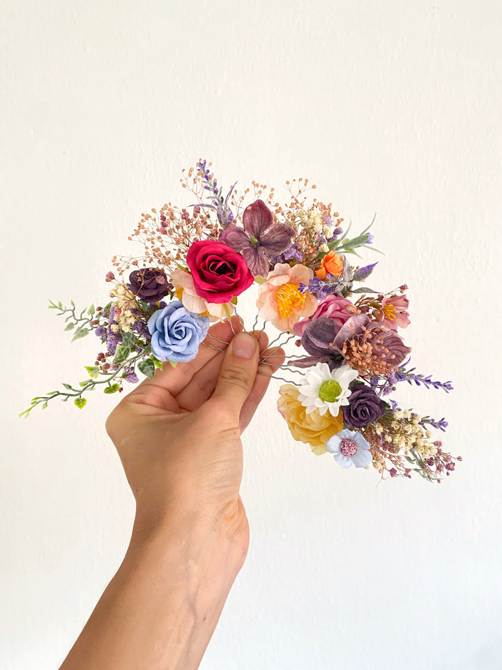 Rapunzel Flower Hair Collection - Braid, Clips and Hair Pins