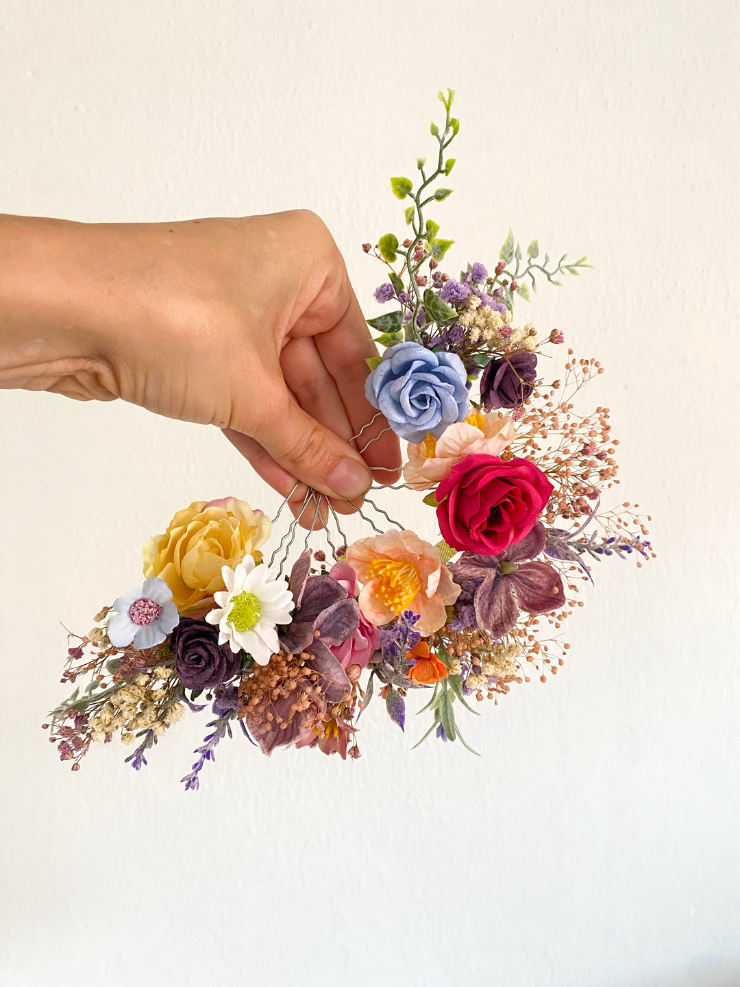 Rapunzel Flower Hair Collection - Braid, Clips and Hair Pins