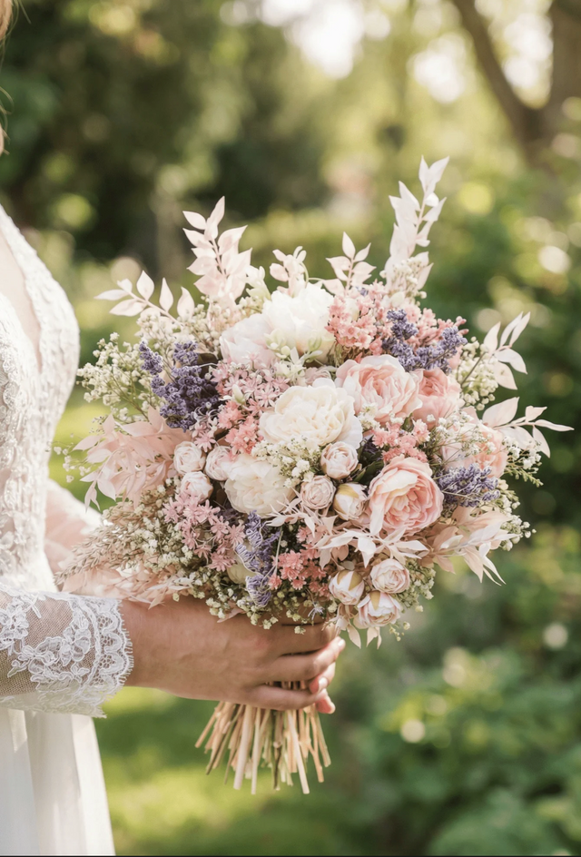 Pink Blush bridal bouquet