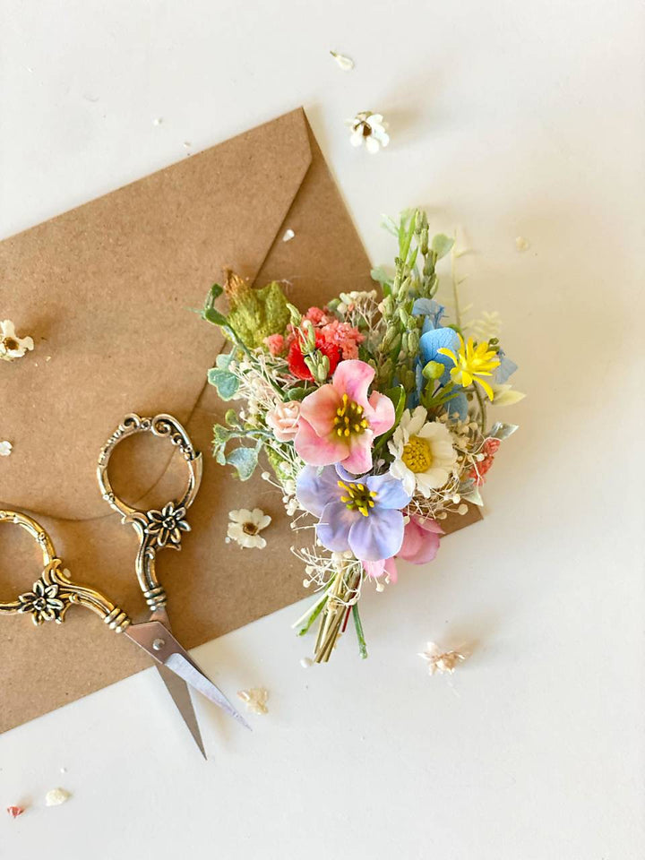Wildflower Hair Comb: Romantic Bridal Boho Wedding Accessory (wedding set) – handmade floral hair accessory by magaela