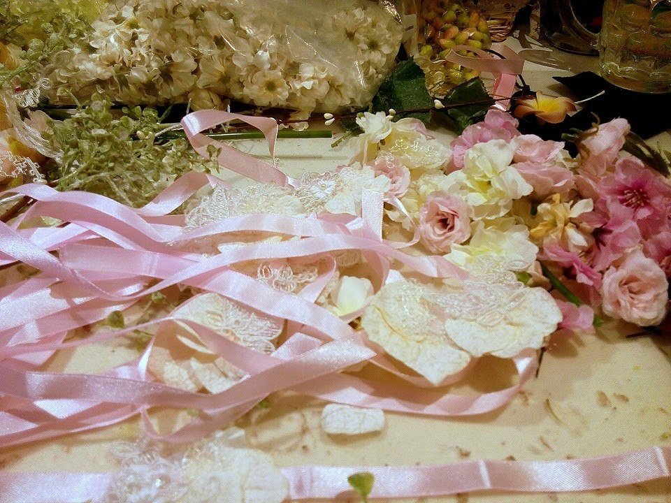 DEPOSIT for custom orders – handmade floral hair accessory by magaela