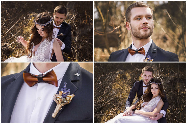 Lavender Boutonniere: Rustic Provence Wedding Groom Accessory – handmade floral hair accessory by magaela