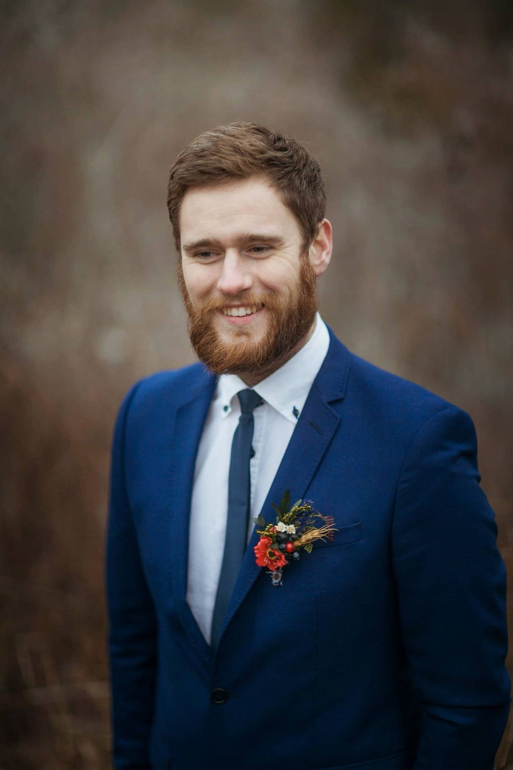 Folk Wedding Boutonniere: Handmade Groom Accessory – handmade floral hair accessory by magaela