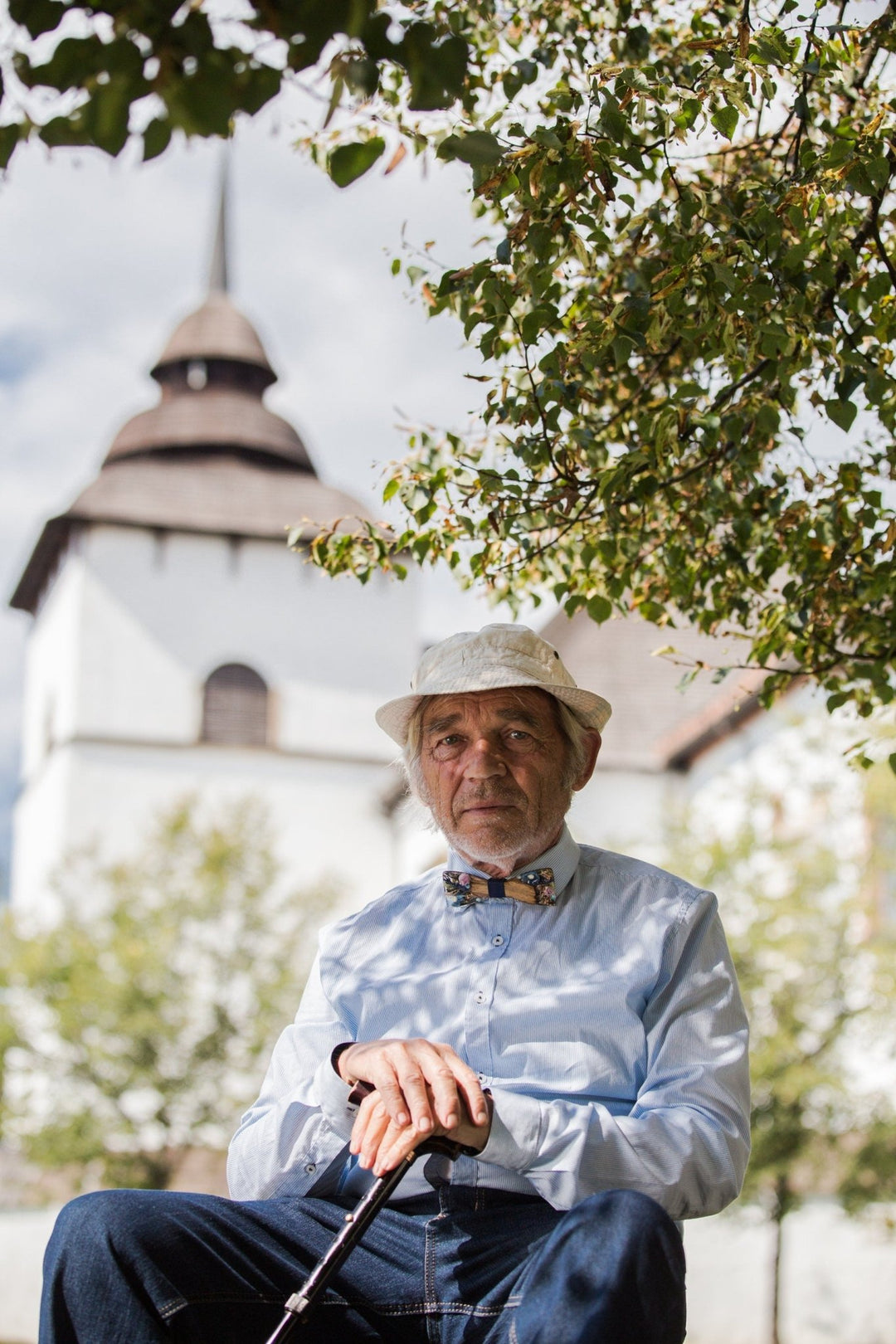 Floral Wooden Bow Tie: Resin Inlay, Men's Wedding Accessory – handmade floral hair accessory by magaela