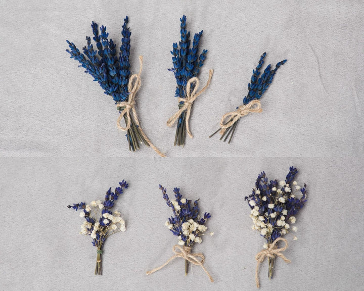 Lavender Boutonniere: Natural Provence Wedding Groom Buttonhole – handmade floral hair accessory by magaela