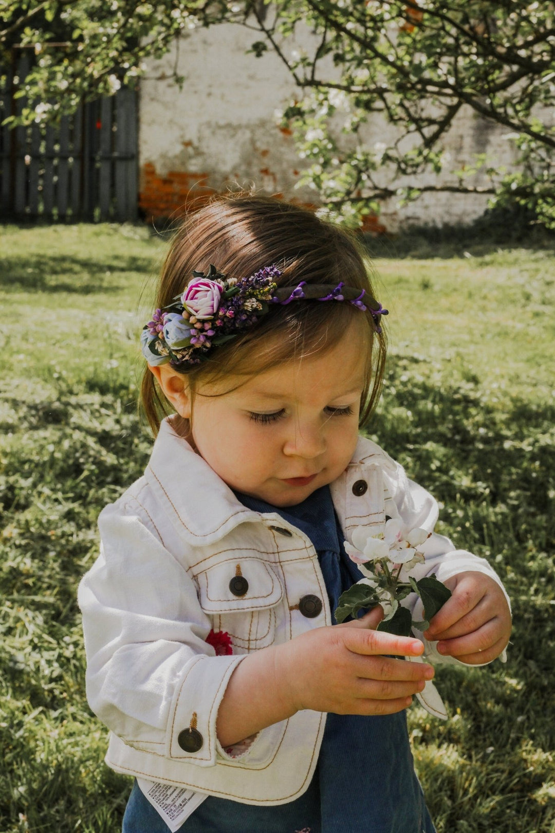 Peony Flower Headband: Pastel Wedding Hair Accessory – handmade floral hair accessory by magaela