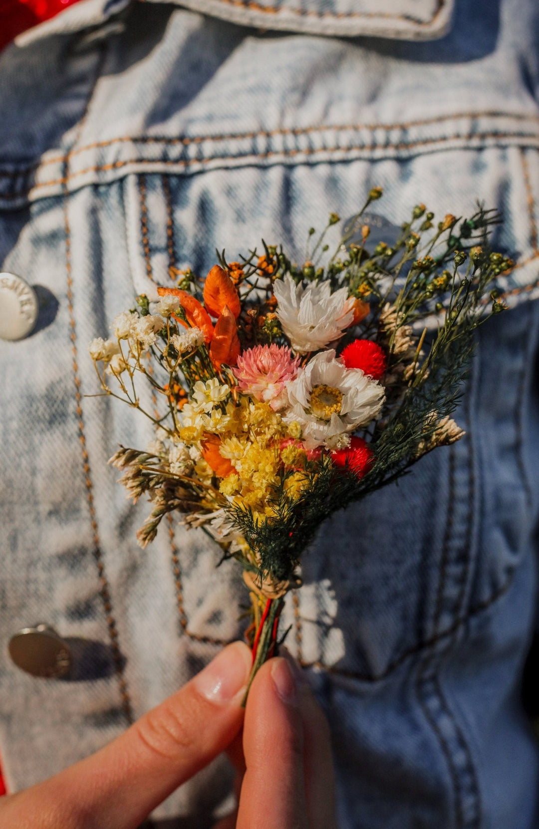 Dried Flower Boutonniere: Natural Meadow Wedding Groom Corsage – handmade floral hair accessory by magaela