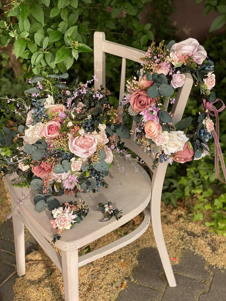 DEPOSIT for custom orders – handmade floral hair accessory by magaela