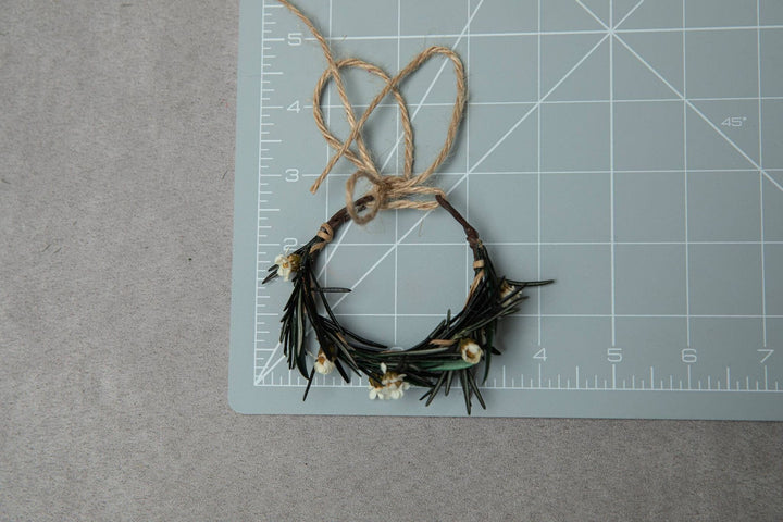 Olive Leaf & Rosemary Wedding Bracelet: Greenery Bridal Corsage – handmade floral hair accessory by magaela