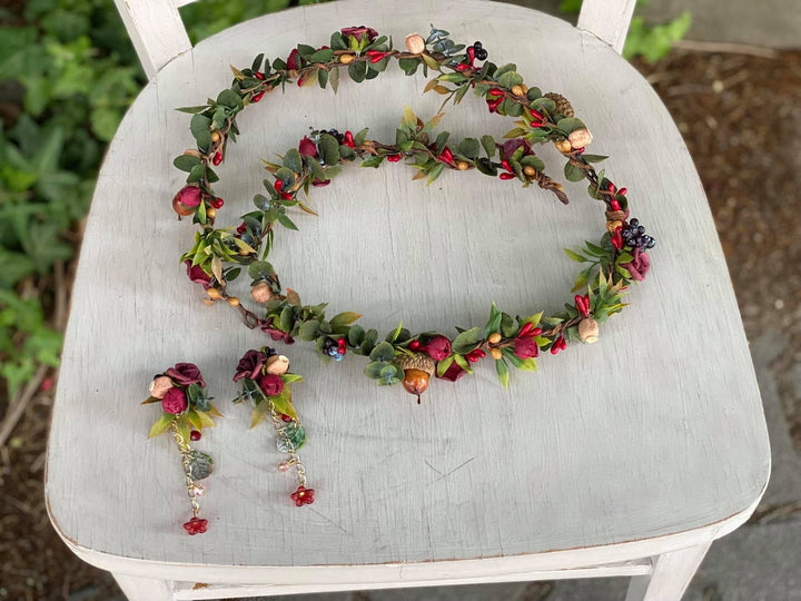 DEPOSIT for custom orders – handmade floral hair accessory by magaela