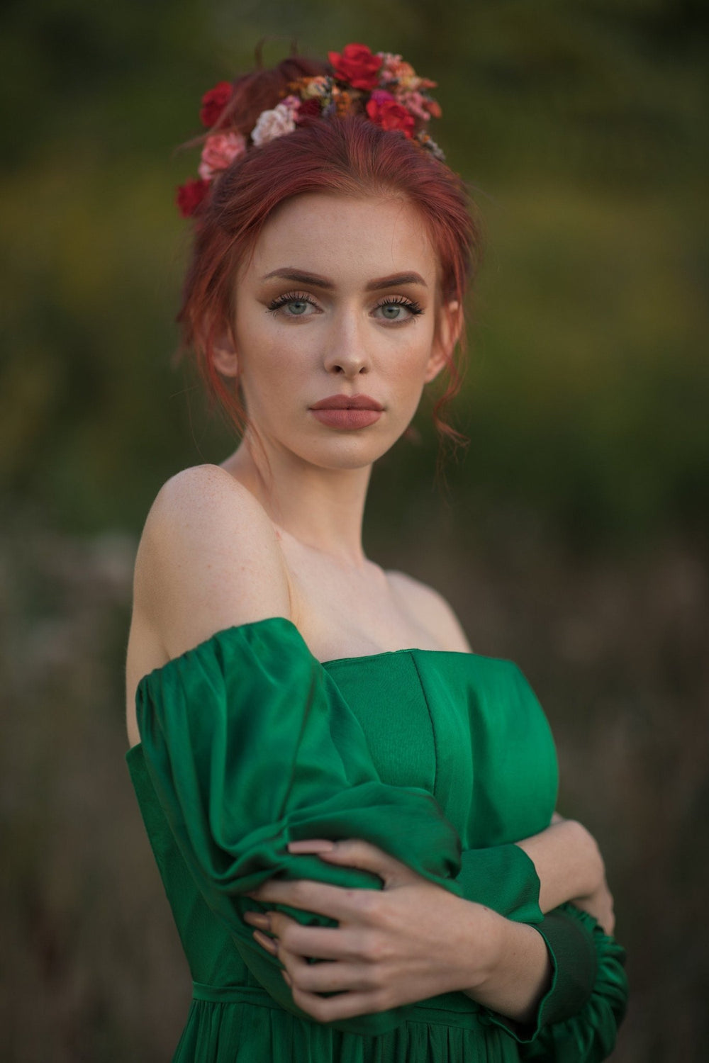 Frida Flower Hair Pins: Wedding Hair Clips, Customizable Jewelry – handmade floral hair accessory by magaela