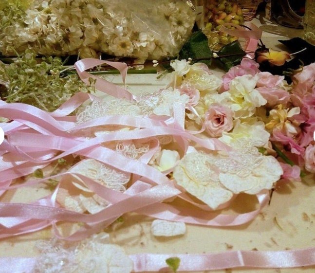 Custom Order Fee: Handmade Item Design – handmade floral hair accessory by magaela