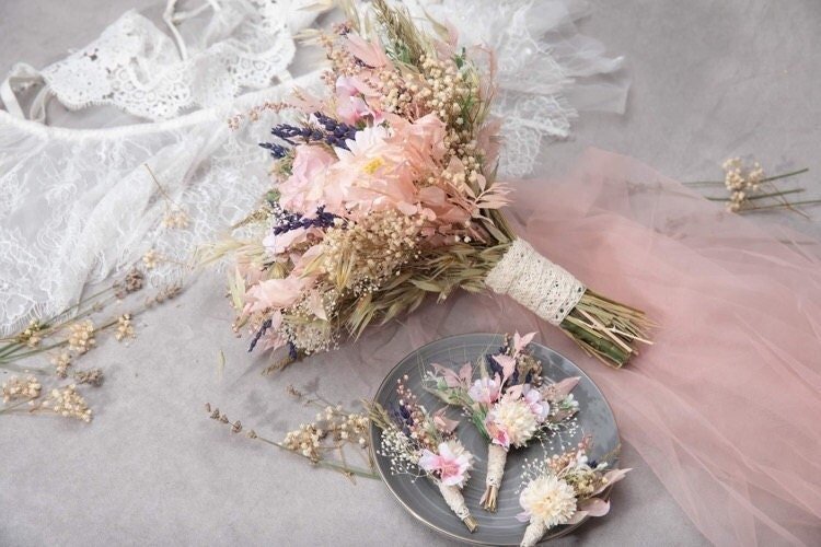 Custom Wedding Accessory Set: 2x Christmas headband with antlers – handmade floral hair accessory by magaela