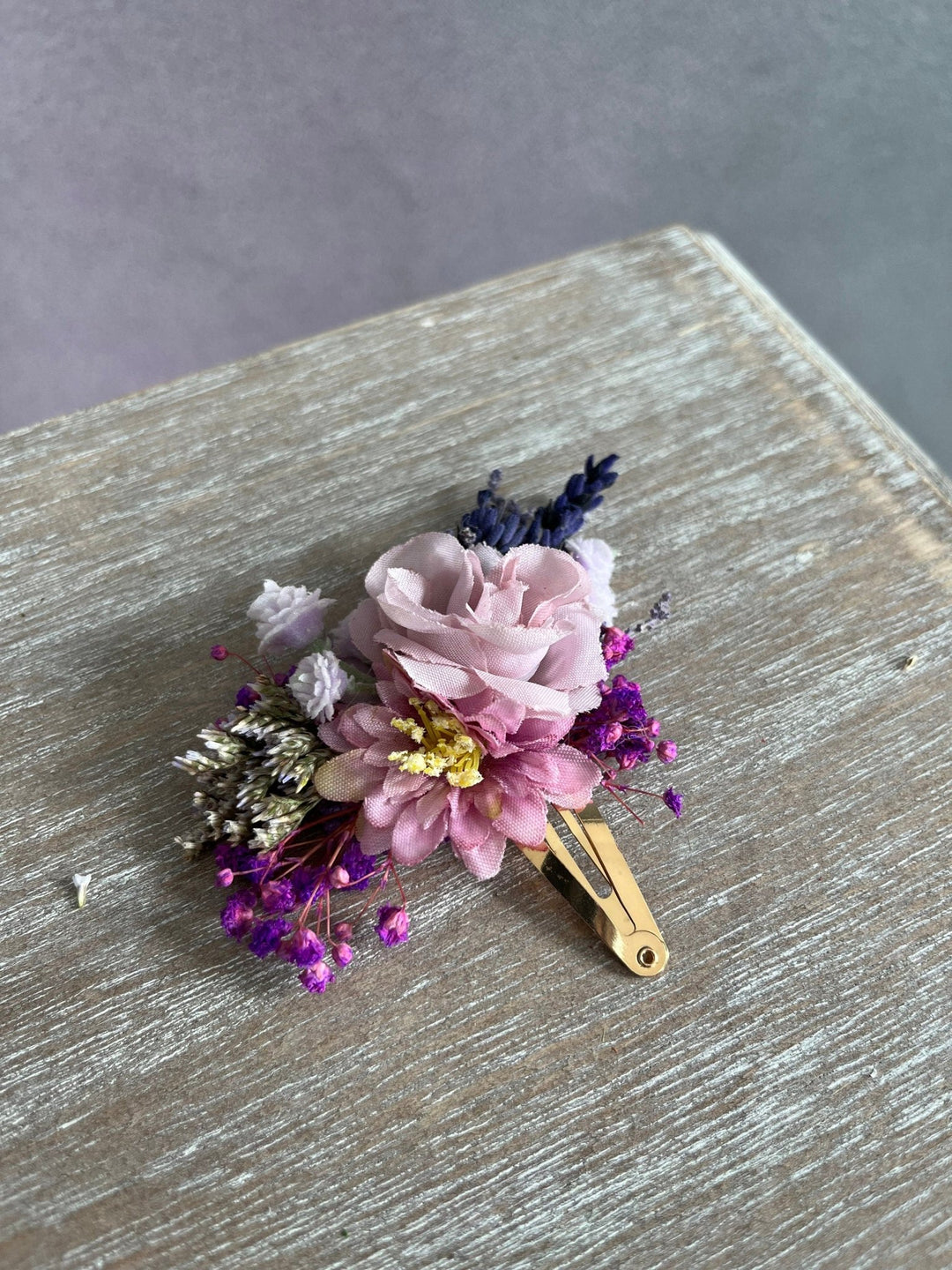 Floral Hair Clips: Wedding Flower Girl Bridal Accessories – handmade floral hair accessory by magaela