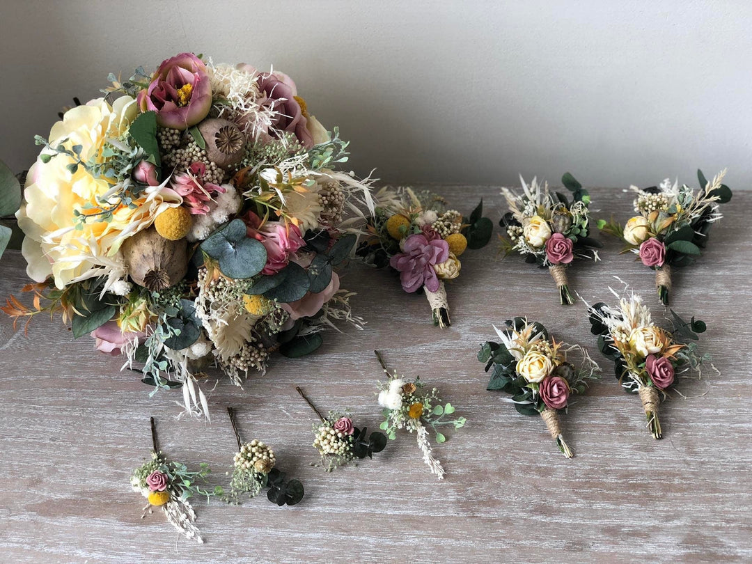 Flower Frida headband – handmade floral hair accessory by magaela