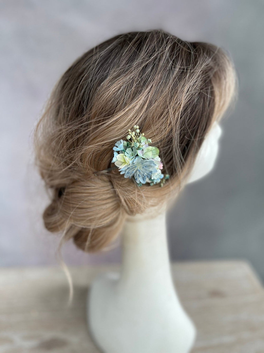 Floral Hair Clips: Wedding Flower Girl Bridal Accessories – handmade floral hair accessory by magaela