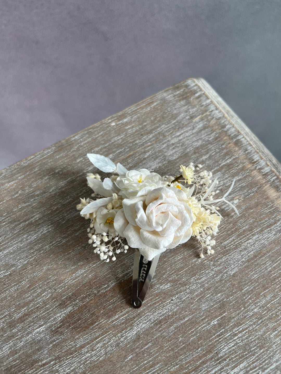 Floral Hair Clips: Wedding Flower Girl Bridal Accessories – handmade floral hair accessory by magaela