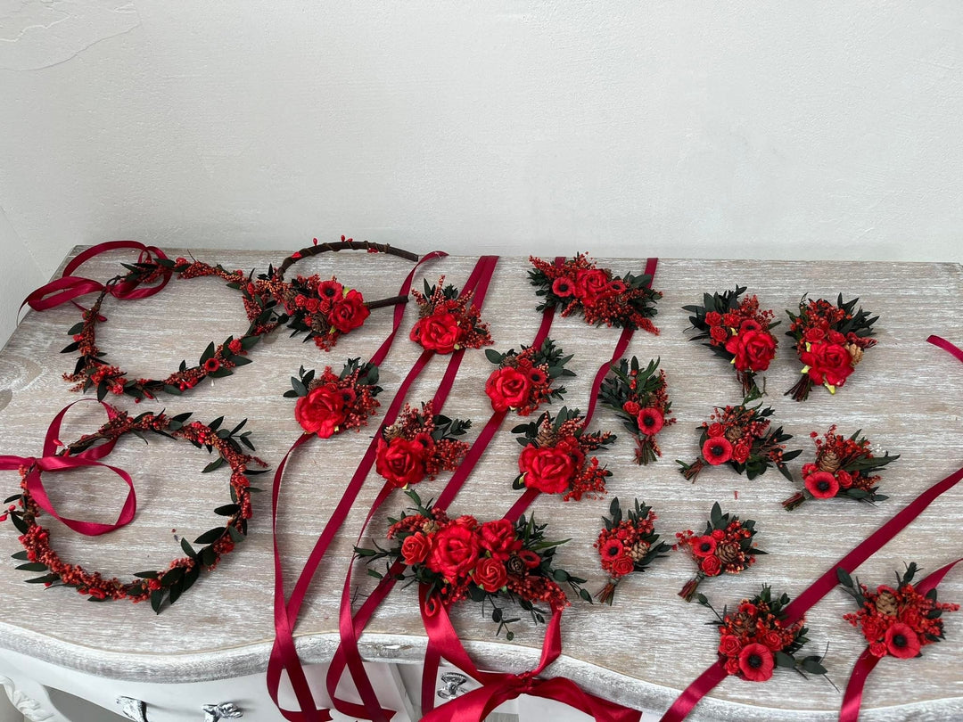 Flower Frida headband – handmade floral hair accessory by magaela