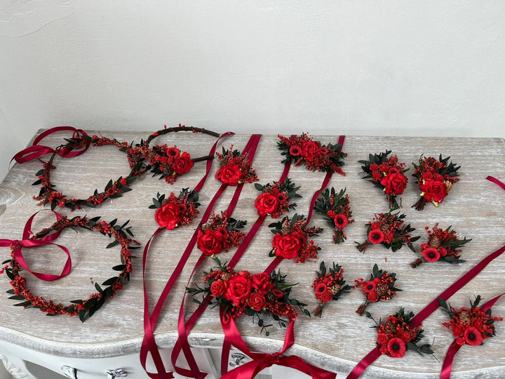 Flower Frida headband – handmade floral hair accessory by magaela