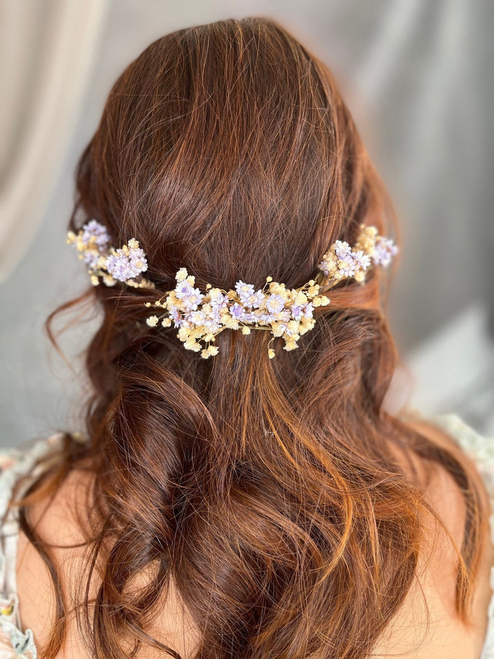 Dried Lavender Hair Pins: Romantic Wedding Hair Accessories – handmade floral hair accessory by magaela