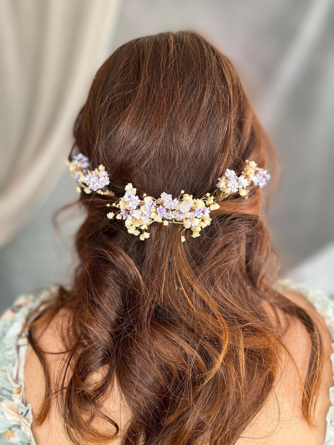 Dried Lavender Hair Pins: Romantic Wedding Hair Accessories – handmade floral hair accessory by magaela