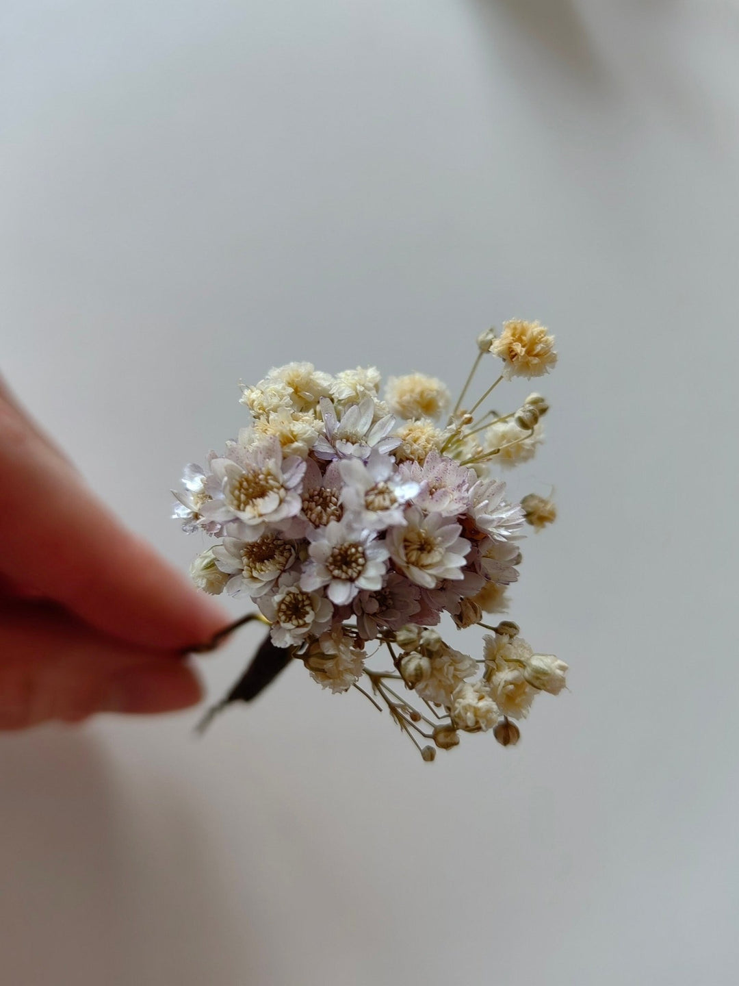 Dried Lavender Hair Pins: Romantic Wedding Hair Accessories – handmade floral hair accessory by magaela