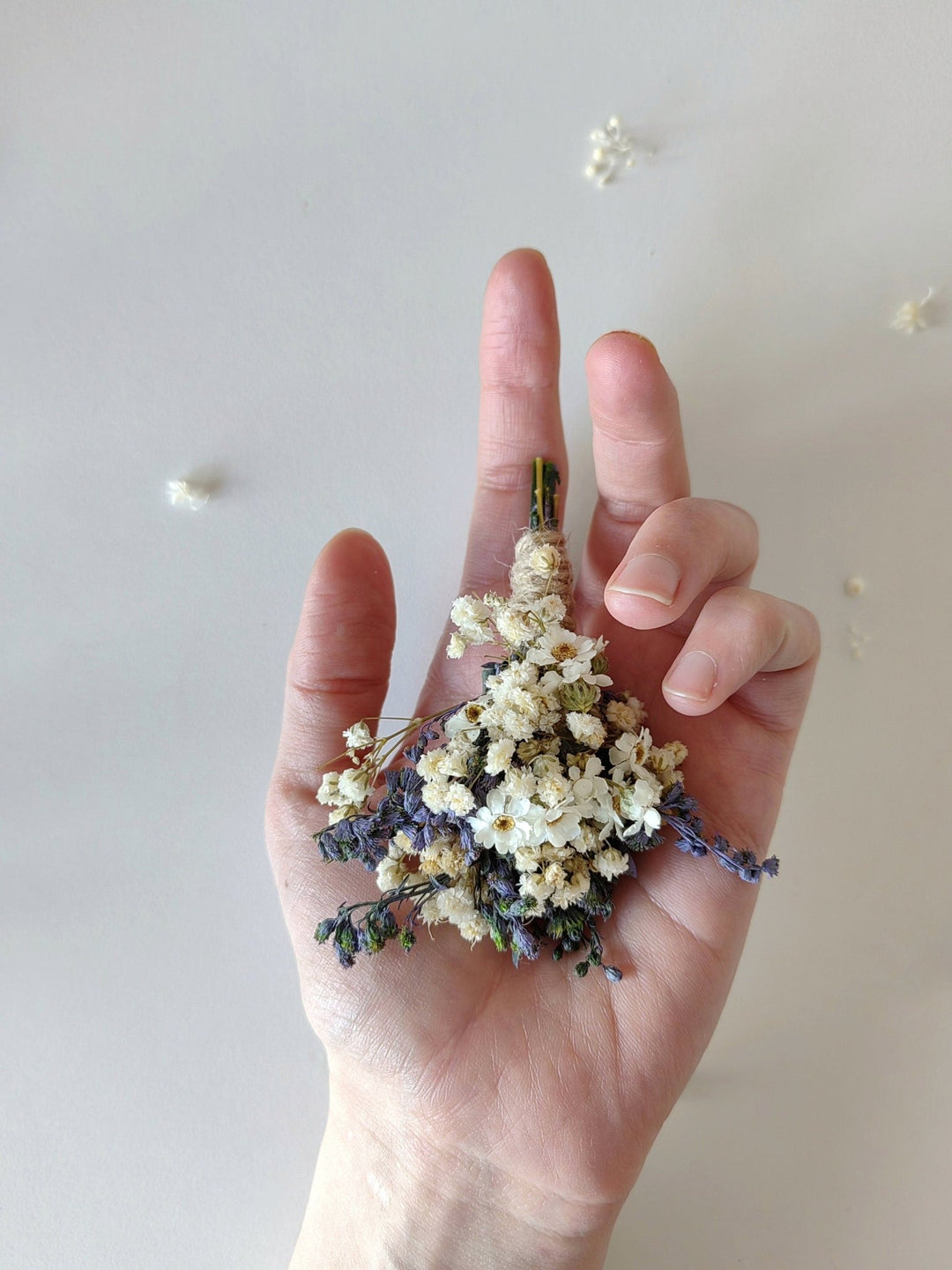 Lavender Boutonniere: Dried Flower Wedding Groom Accessory – handmade floral hair accessory by magaela
