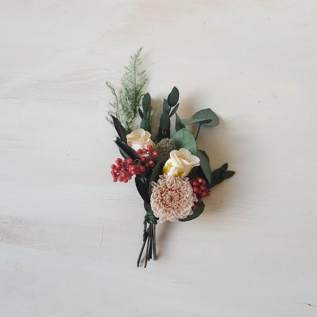 Thistle Bridal Hair Vine: Romantic Wedding Headpiece – handmade floral hair accessory by magaela