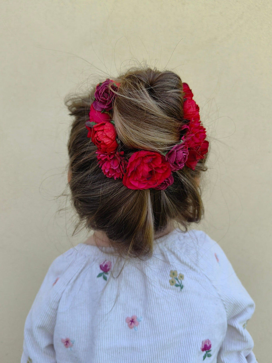 Red Burgundy Flower Hair Pins: Autumn Wedding Bridal Hair Accessories – handmade floral hair accessory by magaela