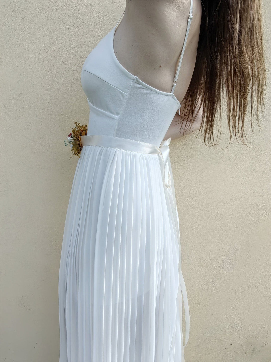 Red & Yellow Poppy Flower Belt: Boho Bridal Dress, Summer Wedding – handmade floral hair accessory by magaela