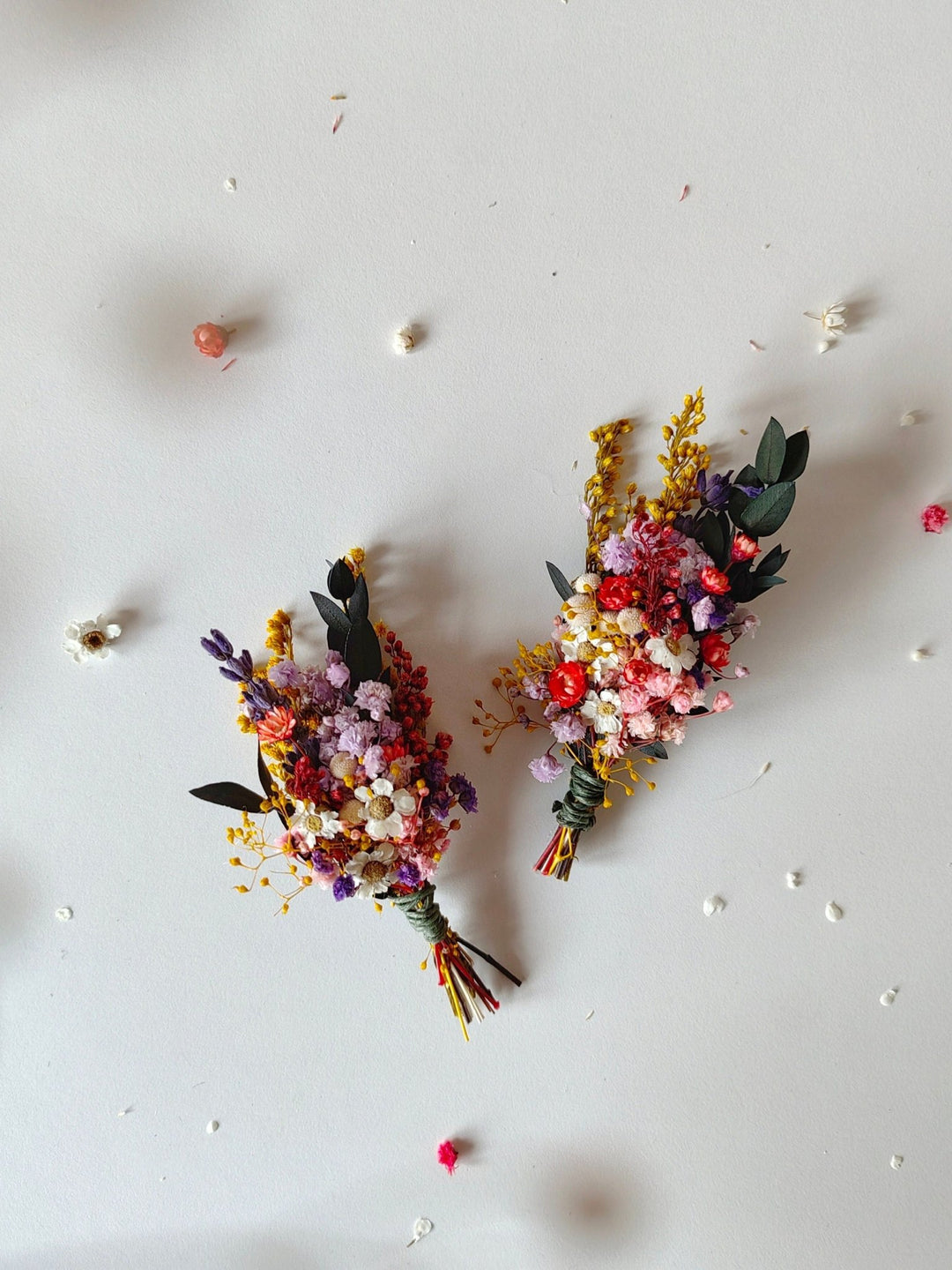 Wildflower Boutonniere: Rustic Summer Wedding Corsage – handmade floral hair accessory by magaela