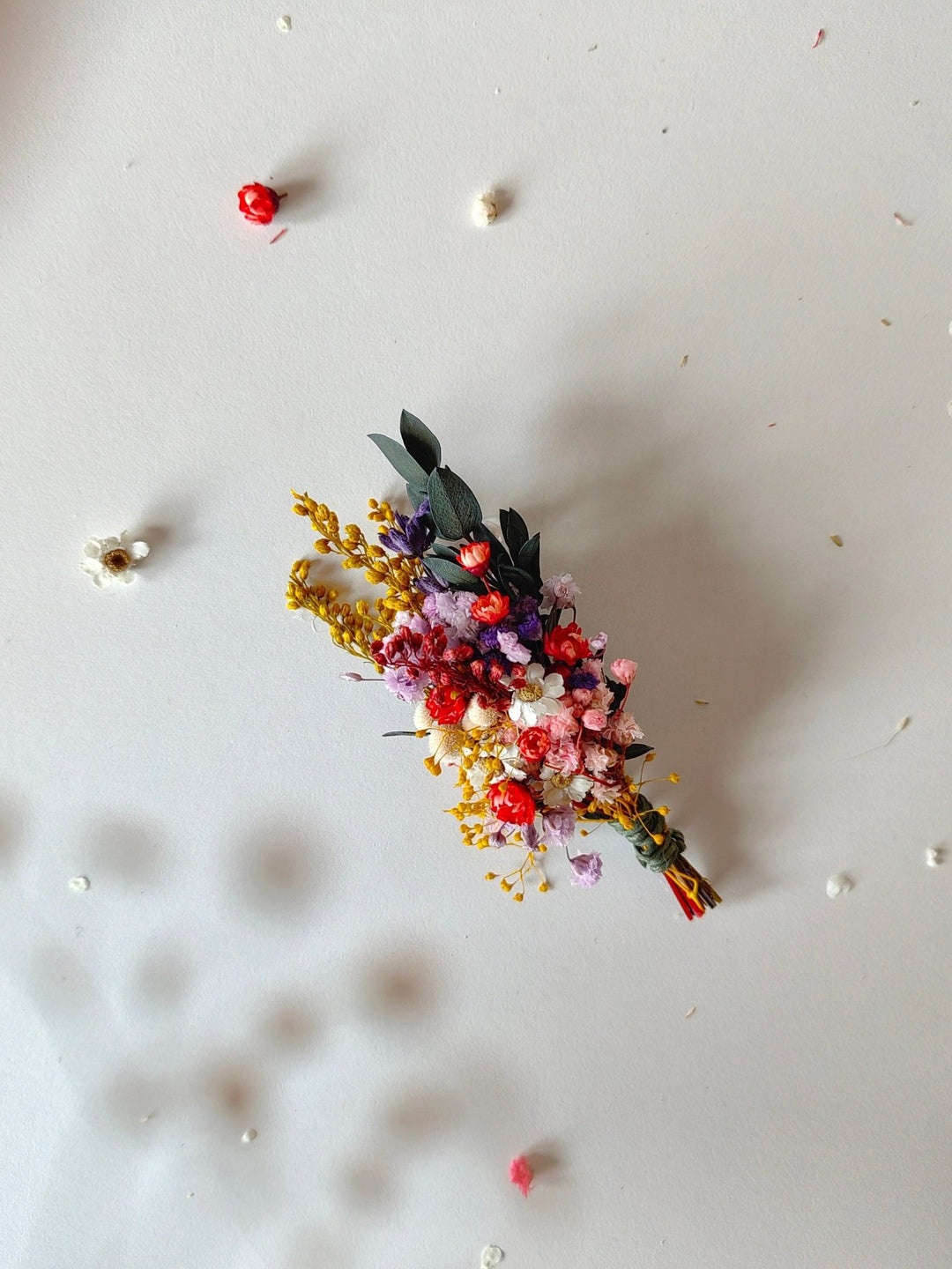 Wildflower Boutonniere: Rustic Summer Wedding Corsage – handmade floral hair accessory by magaela