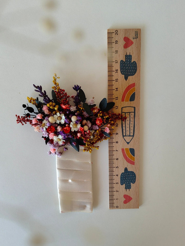 Wildflower Pocket Boutonniere: Groom Accessory, Garden Wedding – handmade floral hair accessory by magaela