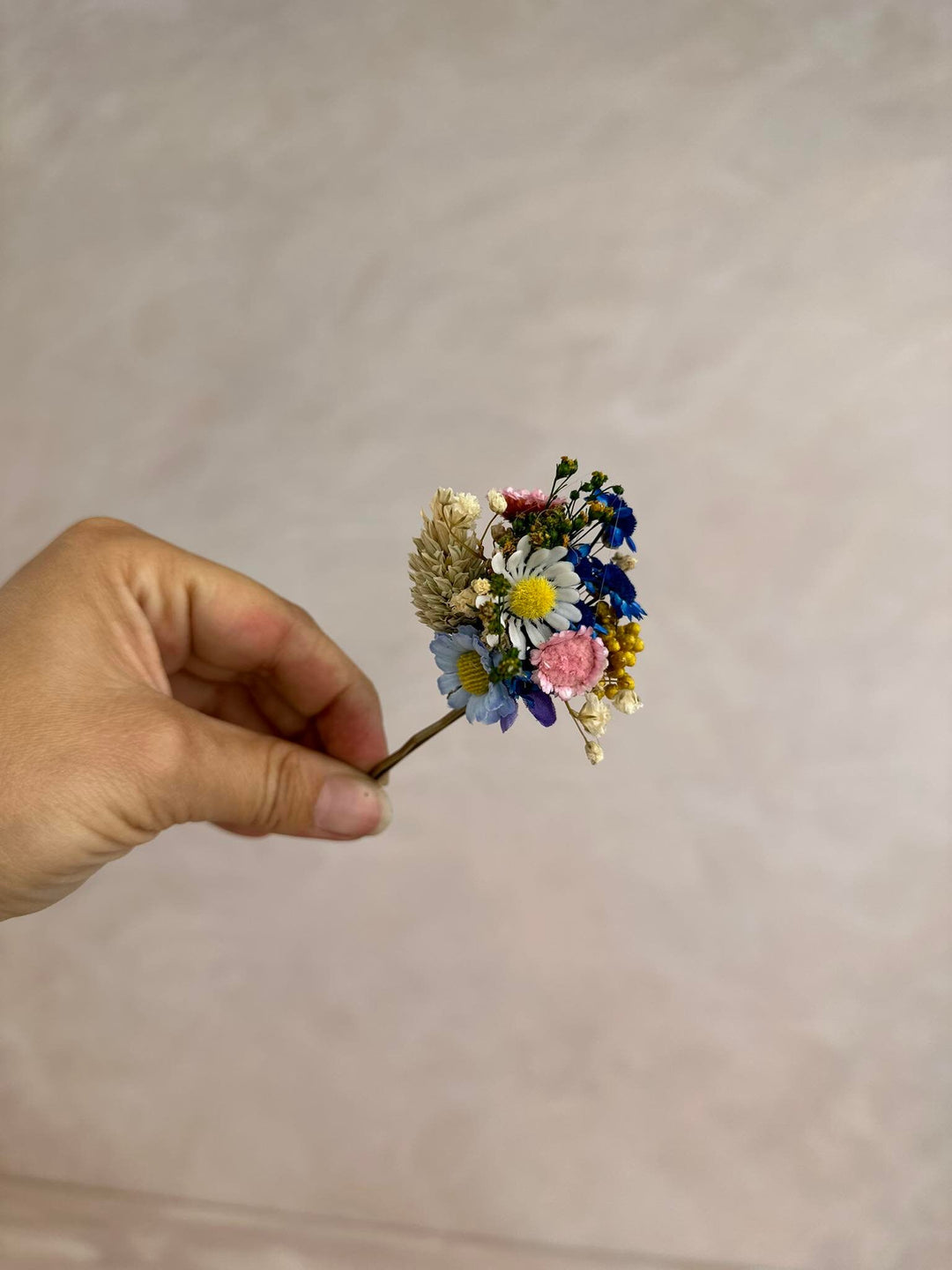 Wildflower Hairpins: Summer Wedding Bridal Hair Accessory – handmade floral hair accessory by magaela