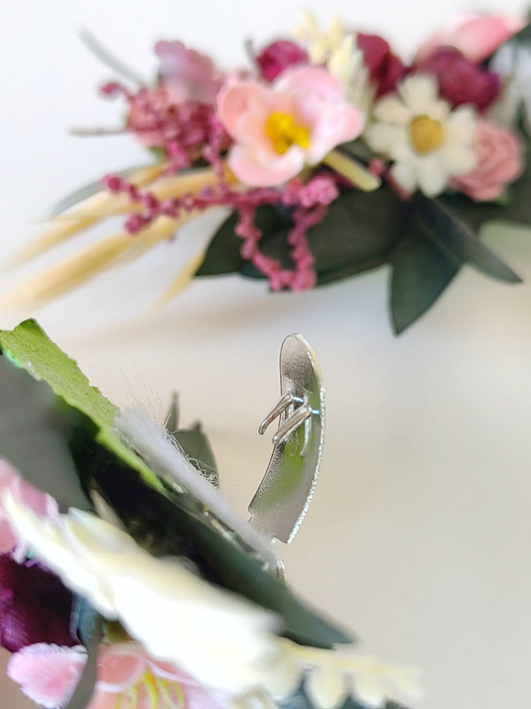 Handmade Flower Shoe Clips: Romantic Bridal Accessory – handmade floral hair accessory by magaela