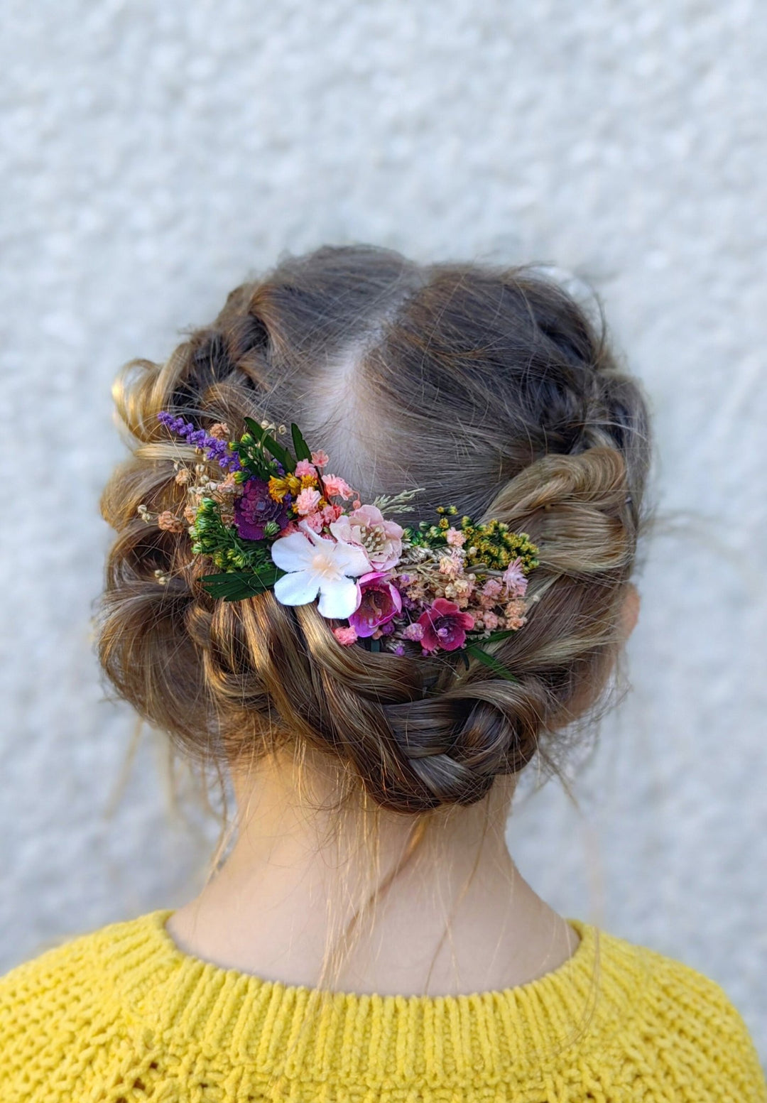Autumn Flower Hair Comb: Rustic Wedding Bridal Hair Accessory – handmade floral hair accessory by magaela