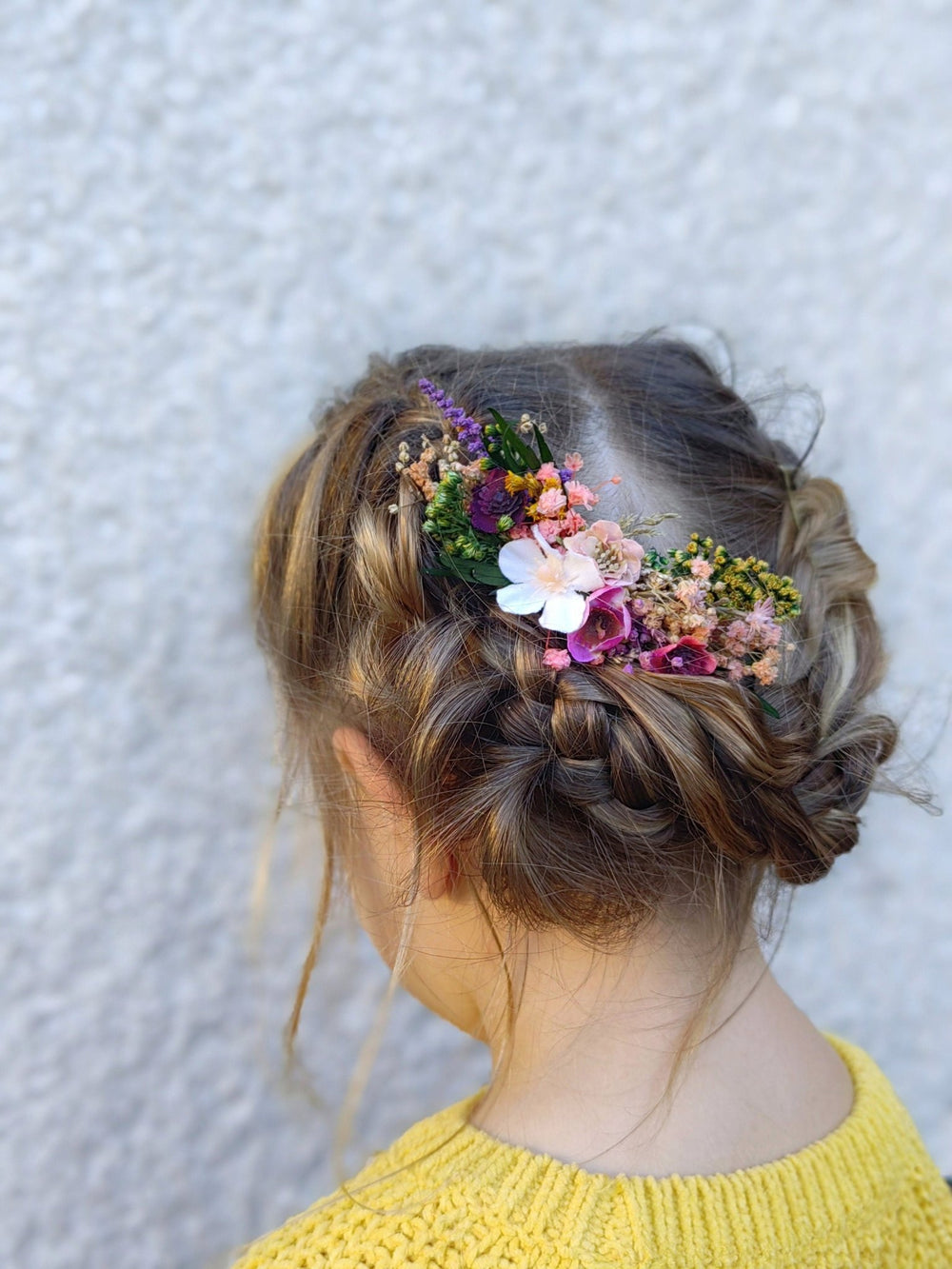 Autumn Flower Hair Comb: Rustic Wedding Bridal Hair Accessory – handmade floral hair accessory by magaela
