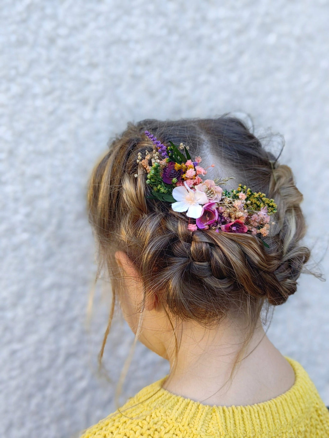 Autumn Flower Hair Comb: Rustic Wedding Bridal Hair Accessory – handmade floral hair accessory by magaela